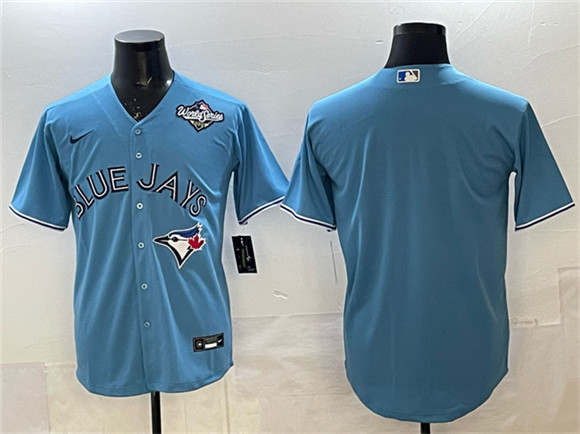 Toronto Blue Jays Blank Blue 2025 World Series Home Cool Base Stitched Baseball Jersey Toronto Blue Jays Blank Blue 2025 World Series Home Cool Base Stitched Baseball Jersey