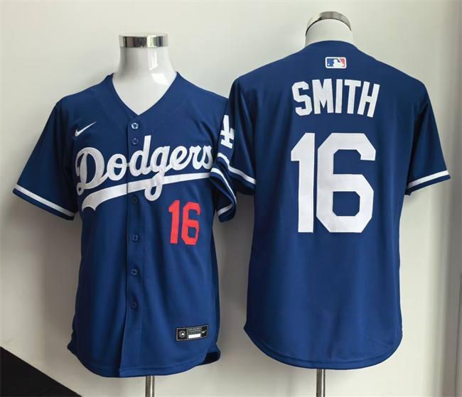 Los Angeles Dodgers #16 Will Smith Royal Limited Stitched Baseball Jersey Los Angeles Dodgers #16 Will Smith Royal Limited Stitched Baseball Jersey