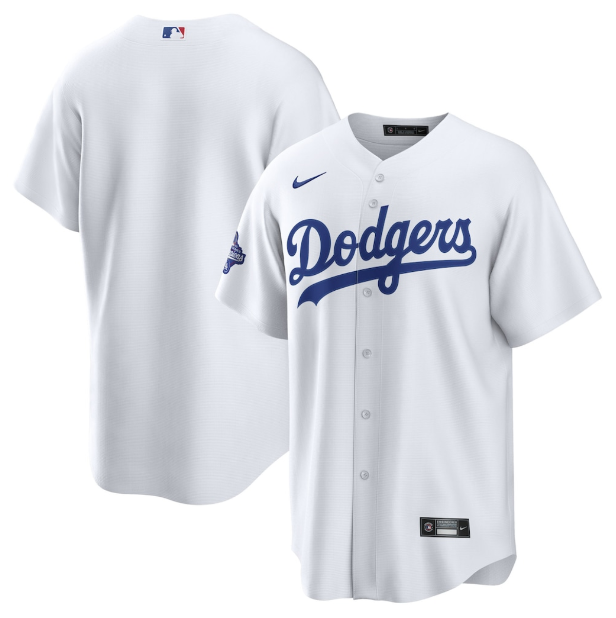 Los Angeles Dodgers Blank White 2025 World Series Champions Home Cool Base Stitched Baseball Jersey Los Angeles Dodgers Blank White 2025 World Series Champions Home Cool Base Stitched Baseball Jersey