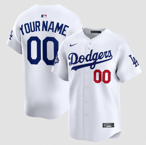 Los Angeles Dodgers ACTIVE PLAYER Custom White 2025 Champions Stitched Baseball Jersey Los Angeles Dodgers ACTIVE PLAYER Custom White 2025 Champions Stitched Baseball Jersey