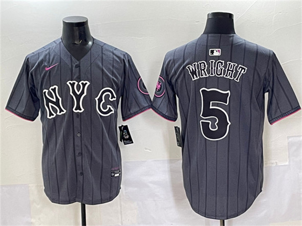 New York Mets #5 David Wright Navy City Connect Stitched Baseball Jersey New York Mets #5 David Wright Navy City Connect Stitched Baseball Jersey