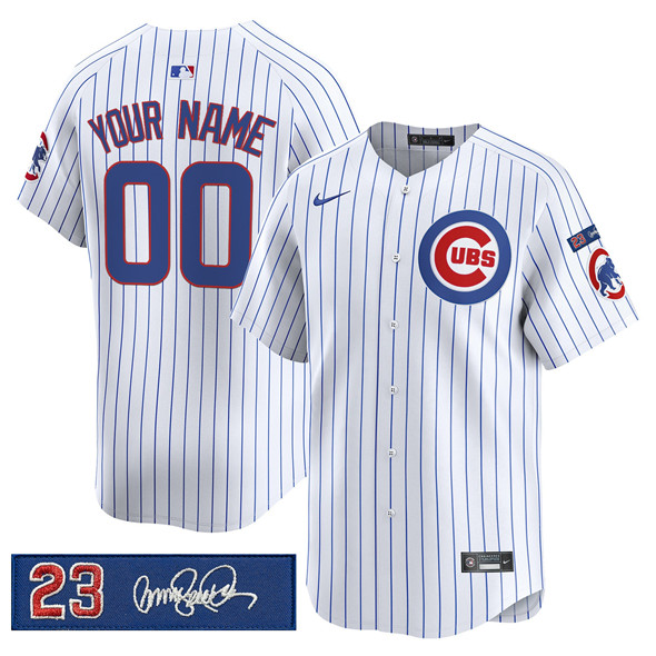 Chicago Cubs Active Player Custom White 'Ryne Sandberg Tribute' Vapor Limited V3 Stitched Baseball Jersey Chicago Cubs Active Player Custom White 'Ryne Sandberg Tribute' Vapor Limited V3 Stitched Baseball Jersey