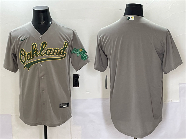 Oakland Athletics Blank Grey Cool Base Stitched Baseball Jersey Oakland Athletics Blank Grey Cool Base Stitched Baseball Jersey