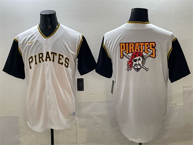 Pittsburgh Pirates Team Big Logo White Cool Base Stitched Jersey Pittsburgh Pirates Team Big Logo White Cool Base Stitched Jersey