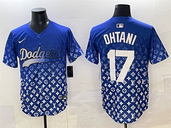 Los Angeles Dodgers #17 Shohei Ohtani Blue Limited Stitched Baseball Jersey Los Angeles Dodgers #17 Shohei Ohtani Blue Limited Stitched Baseball Jersey