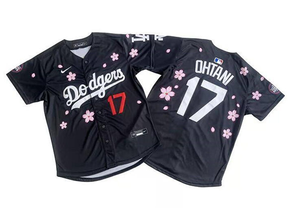 Los Angeles Dodgers #17 Shohei Ohtani Black 2025 Tokyo Series Limited Stitched Baseball Jersey Los Angeles Dodgers #17 Shohei Ohtani Black 2025 Tokyo Series Limited Stitched Baseball Jersey