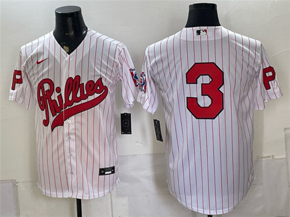 Philadelphia Phillies #3 Bryce Harper White 2026 Field of Dreams Stadium Stitched Baseball Jersey Philadelphia Phillies #3 Bryce Harper White 2026 Field of Dreams Stadium Stitched Baseball Jersey