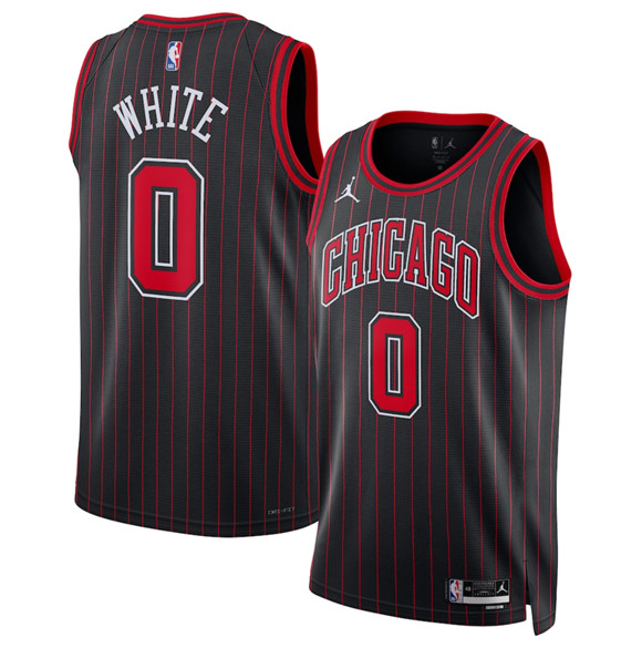 Chicago Bulls #0 Coby White White 2024-25 City Edition Stitched Basketball Jersey Chicago Bulls #0 Coby White White 2024-25 City Edition Stitched Basketball Jersey