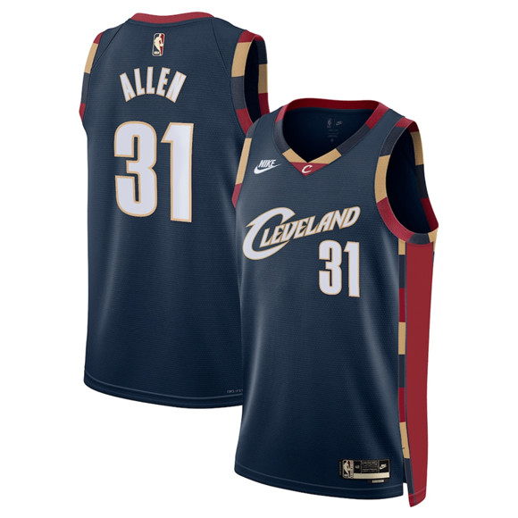 Cleveland Cavaliers #31 Jarrett Allen Navy 2025 Classic Edition Stitched Jersey Cleveland Cavaliers #31 Jarrett Allen Navy 2025 Classic Edition Stitched Jersey