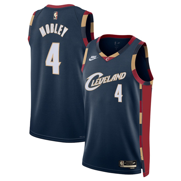 Cleveland Cavaliers #4 Evan Mobley Navy 2025 Classic Edition Stitched Jersey Cleveland Cavaliers #4 Evan Mobley Navy 2025 Classic Edition Stitched Jersey