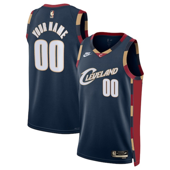 Cleveland Cavaliers Active Player Custom Navy 2025 Classic Edition Stitched Jersey Cleveland Cavaliers Active Player Custom Navy 2025 Classic Edition Stitched Jersey
