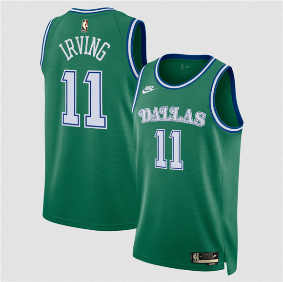 Dallas Mavericks #11 Kyrie Irving Green 2025 Classic Edition Stitched Basketball Jersey Dallas Mavericks #11 Kyrie Irving Green 2025 Classic Edition Stitched Basketball Jersey