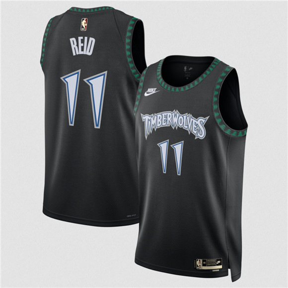 Minnesota Timberwolves #11 Naz Reid Black 2025 Classic Edition Stitched Jersey Minnesota Timberwolves #11 Naz Reid Black 2025 Classic Edition Stitched Jersey