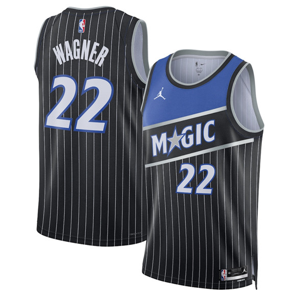 Orlando Magic #22 Franz Wagner Black 2025 Statement Edition Stitched Basketball Jersey Orlando Magic #22 Franz Wagner Black 2025 Statement Edition Stitched Basketball Jersey