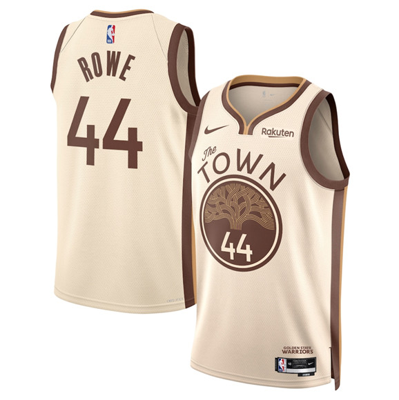 Golden State Warriors #44 Jackson Rowe Tan 2025-26 City Edition Stitched Basketball Jersey Golden State Warriors #44 Jackson Rowe Tan 2025-26 City Edition Stitched Basketball Jersey