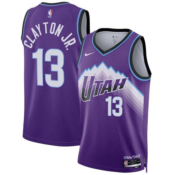 Utah Jazz #13 Walter Clayton Jr. Purple 2025 Icon Edition Stitched Basketball Jersey Utah Jazz #13 Walter Clayton Jr. Purple 2025 Icon Edition Stitched Basketball Jersey