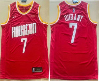 Houston Rockets #7 Kevin Durant Red Classic Swingman Jersey Houston Rockets #7 Kevin Durant Red Classic Swingman Jersey