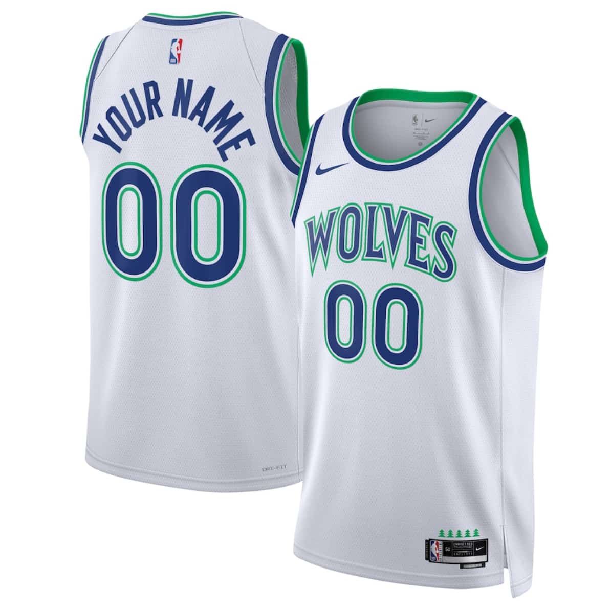 Minnesota Timberwolves Active Player Custom White 2026-27 Association Swingman Edition Stitched Basketball Jersey Minnesota Timberwolves Active Player Custom White 2026-27 Association Swingman Edition Stitched Basketball Jersey
