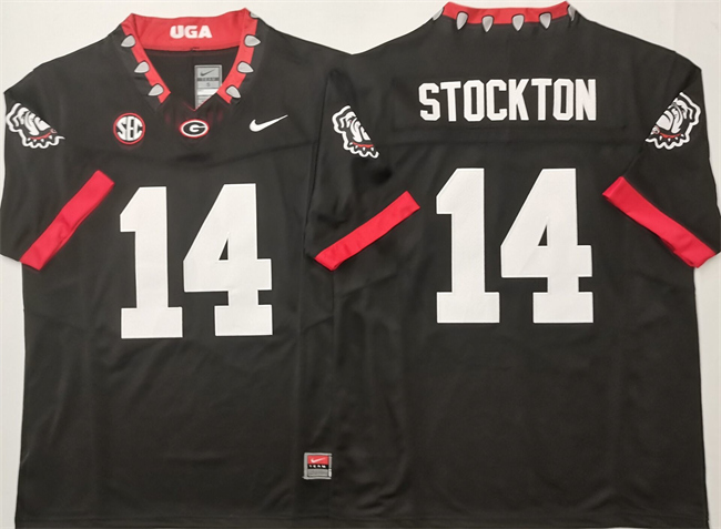 Georgia Bulldogs #14 Gunner Stockton Black 2025 F.U.S.E. Stitched Jersey Georgia Bulldogs #14 Gunner Stockton Black 2025 F.U.S.E. Stitched Jersey