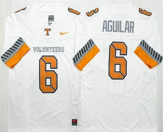 Tennessee Volunteers #6 Joey Aguilar Limited White 2025 College Football Jersey Tennessee Volunteers #6 Joey Aguilar Limited White 2025 College Football Jersey