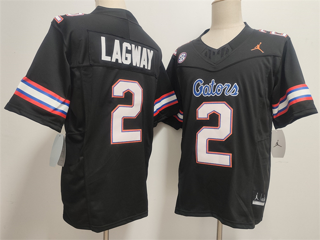 Florida Gators #2 DJ Lagway Black F.U.S.E. Stitched Jersey Florida Gators #2 DJ Lagway Black F.U.S.E. Stitched Jersey