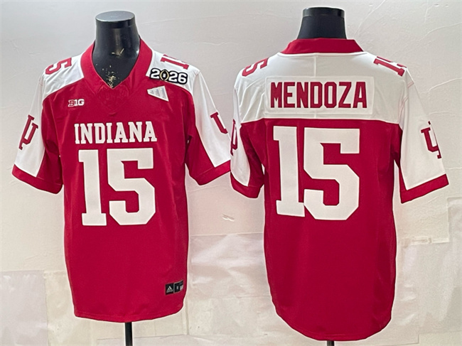 Indiana Hoosiers #15 Fernando Mendoza Red Alternate F.U.S.E. 2026 Patch Stitched Football Jersey Indiana Hoosiers #15 Fernando Mendoza Red Alternate F.U.S.E. 2026 Patch Stitched Football Jersey