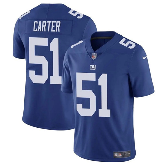 New York Giants #51 Abdul Carter Blue 2025 Vapor Untouchable Limited Football Stitched Jersey New York Giants #51 Abdul Carter Blue 2025 Vapor Untouchable Limited Football Stitched Jersey