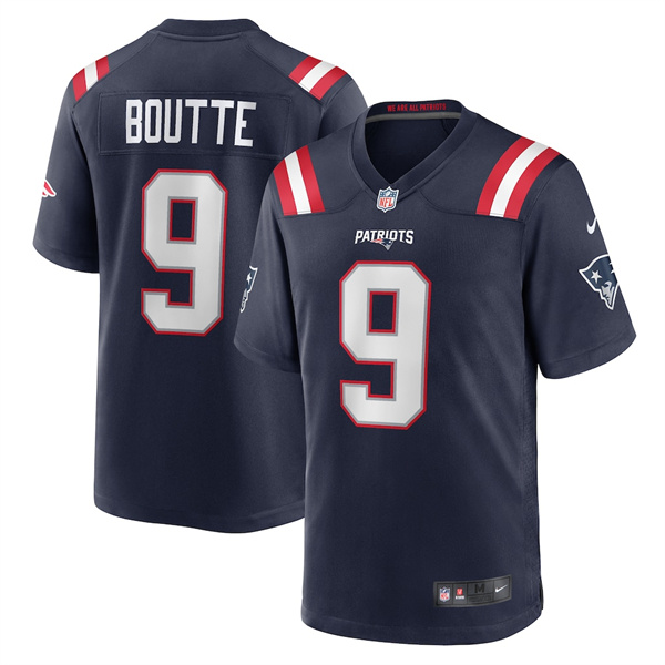 New England Patriots #9 Kayshon Boutte Navy 2025 Football Stitched Game Jersey New England Patriots #9 Kayshon Boutte Navy 2025 Football Stitched Game Jersey