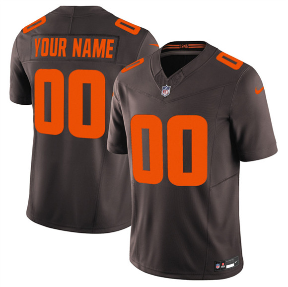 Cleveland Browns Active Player Custom Brown 2025 F.U.S.E. Alpha Dawg Limited Football Stitched Jersey Cleveland Browns Active Player Custom Brown 2025 F.U.S.E. Alpha Dawg Limited Football Stitched Jersey