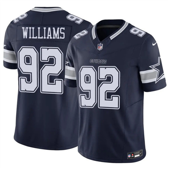 Dallas Cowboys #92 Quinnen Williams Navy 2025 F.U.S.E Vapor Untouchable Limited Football Stitched Jersey Dallas Cowboys #92 Quinnen Williams Navy 2025 F.U.S.E Vapor Untouchable Limited Football Stitched Jersey