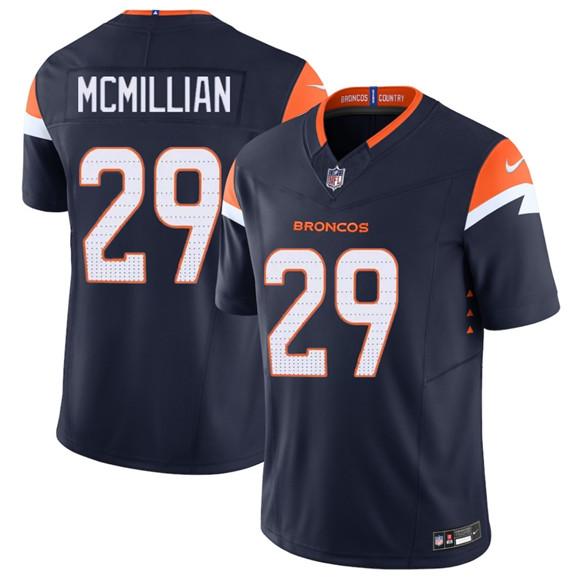 Denver Broncos #29 Ja'Quan McMillan Navy F.U.S.E. Vapor Limited Football Stitched Jersey Denver Broncos #29 Ja'Quan McMillan Navy F.U.S.E. Vapor Limited Football Stitched Jersey