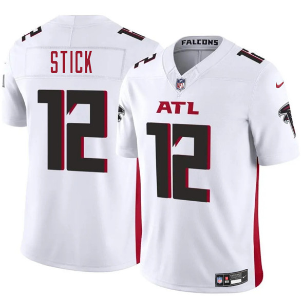 Atlanta Falcons #12 Easton Stick White 2025 F.U.S.E. Vapor Untouchable Limited Football Stitched Jersey