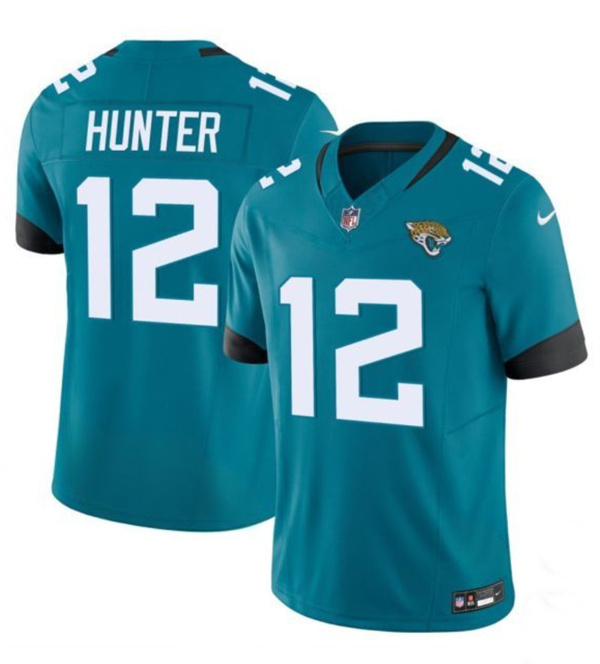 Jacksonville Jaguars #12 Travis Hunter Teal 2025 Draft F.U.S.E. Vapor Untouchable Limited Football Stitched Jersey