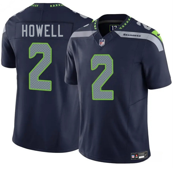Seattle Seahawks #2 Sam Howell Navy 2025 F.U.S.E. Vapor Limited Football Stitched Jersey