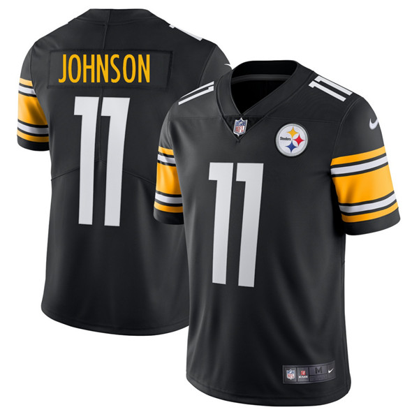 Pittsburgh Steelers #11 Brandon Johnson Black 2025 Vapor Untouchable Football Stitched Jersey