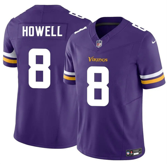 Minnesota Vikings #8 Sam Howell Purple 2024 F.U.S.E. Vapor Untouchable Limited Football Stitched Jersey Minnesota Vikings #8 Sam Howell Purple 2024 F.U.S.E. Vapor Untouchable Limited Football Stitched Jersey