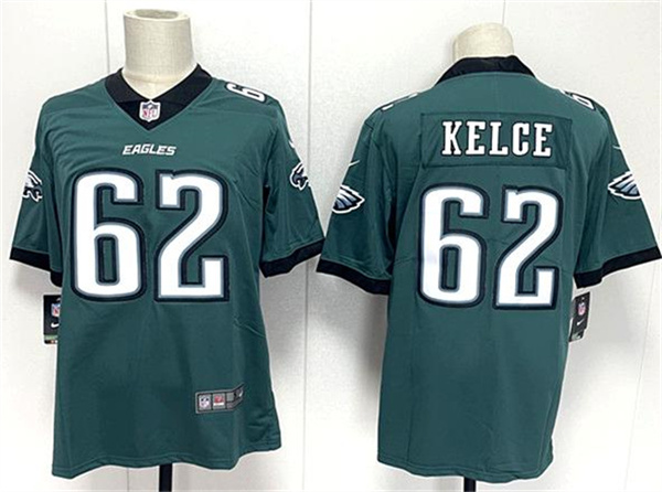 Philadelphia Eagles #62 Jason Kelce Green 2024 New Vapor Untouchable Limited Football Stitched Jersey Philadelphia Eagles #62 Jason Kelce Green 2024 New Vapor Untouchable Limited Football Stitched Jersey
