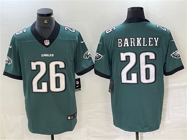Philadelphia Eagles #26 Saquon Barkley Green 2024 New Vapor Untouchable Limited Football Stitched Jersey Philadelphia Eagles #26 Saquon Barkley Green 2024 New Vapor Untouchable Limited Football Stitched Jersey