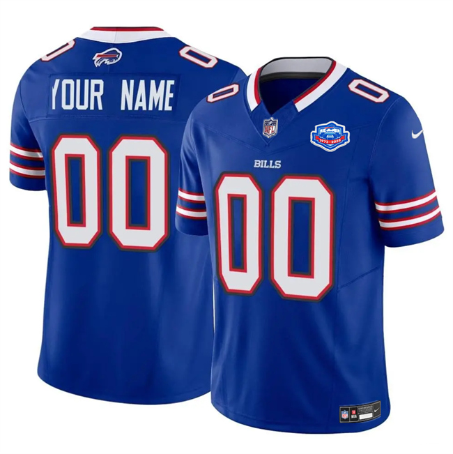 Buffalo Bills Active Player Custom Blue 2025 F.U.S.E. With Farewell Patch Vapor Untouchable Limited Football Stitched Jersey Buffalo Bills Active Player Custom Blue 2025 F.U.S.E. With Farewell Patch Vapor Untouchable Limited Football Stitched Jersey