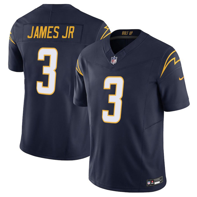 Los Angeles Chargers #3 Derwin James JR Navy 2025 F.U.S.E Vapor Limited Stitched Football Jersey Los Angeles Chargers #3 Derwin James JR Navy 2025 F.U.S.E Vapor Limited Stitched Football Jersey