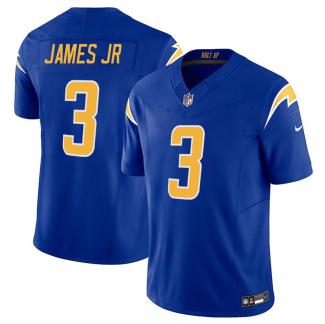 Los Angeles Chargers #3 Derwin James JR Royal 2025 F.U.S.E Vapor Limited Stitched Football Jersey Los Angeles Chargers #3 Derwin James JR Royal 2025 F.U.S.E Vapor Limited Stitched Football Jersey
