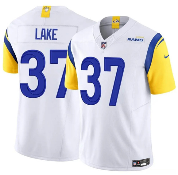 Los Angeles Rams #37 Quentin Lake White 2025 F.U.S.E. Vapor Untouchable Football Stitched Jersey Los Angeles Rams #37 Quentin Lake White 2025 F.U.S.E. Vapor Untouchable Football Stitched Jersey