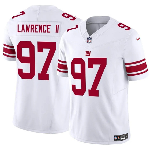 New York Giants #97 Dexter Lawrence II White 2025 F.U.S.E. Vapor Untouchable Limited Football Stitched Jersey New York Giants #97 Dexter Lawrence II White 2025 F.U.S.E. Vapor Untouchable Limited Football Stitched Jersey
