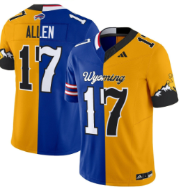 Bufflao Bills Wyoming Cowboys #17 Josh Allen Split Vapor Limited Jersey Bufflao Bills Wyoming Cowboys #17 Josh Allen Split Vapor Limited Jersey