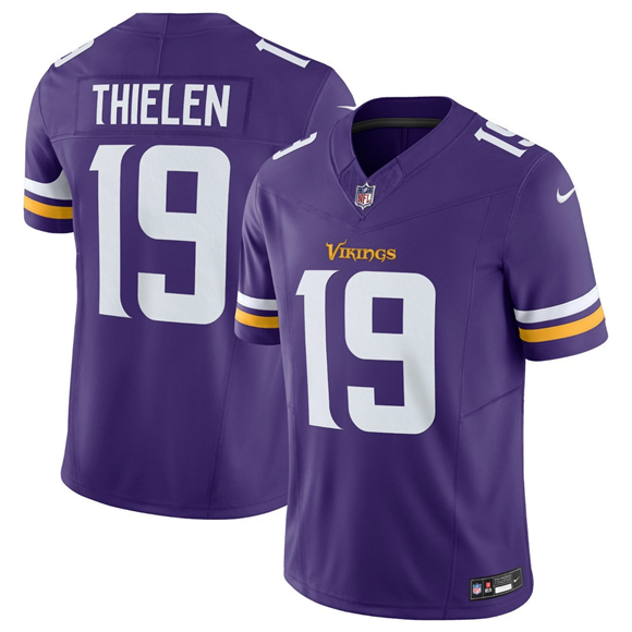 Minnesota Vikings #19 Adam Thielen Purple 2024 F.U.S.E. Vapor Untouchable Limited Football Stitched Jersey Minnesota Vikings #19 Adam Thielen Purple 2024 F.U.S.E. Vapor Untouchable Limited Football Stitched Jersey