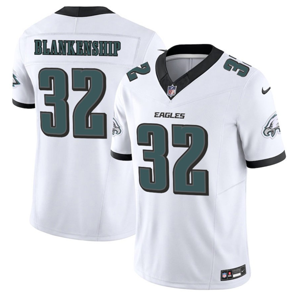 Philadelphia Eagles #32 Reed Blankenship White 2025 F.U.S.E. Vapor Untouchable Limited Football Stitched Jersey Philadelphia Eagles #32 Reed Blankenship White 2025 F.U.S.E. Vapor Untouchable Limited Football Stitched Jersey