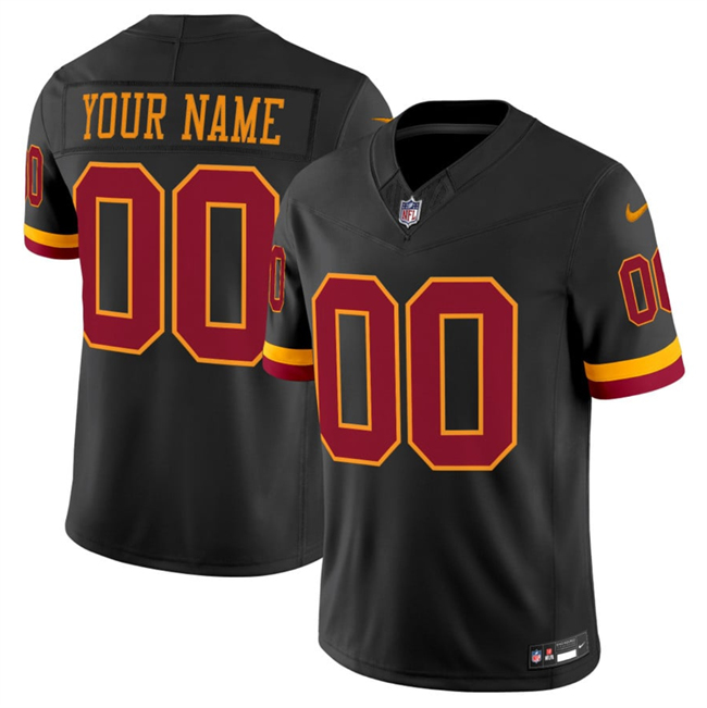 Washington Commanders Active Player Custom Black 2026 F.U.S.E. Hail Raiser Alternate Vapor Limited Stitched Football Jersey