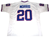 New York Giants #20 Joe Morris Mitchell & Ness Retired Player Vintage Jersey - White New York Giants #20 Joe Morris Mitchell & Ness Retired Player Vintage Jersey - White