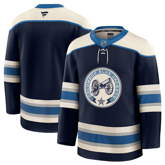 Columbus Blue Jackets Navy 2024-25 Alternate Stitched Hockey Jersey