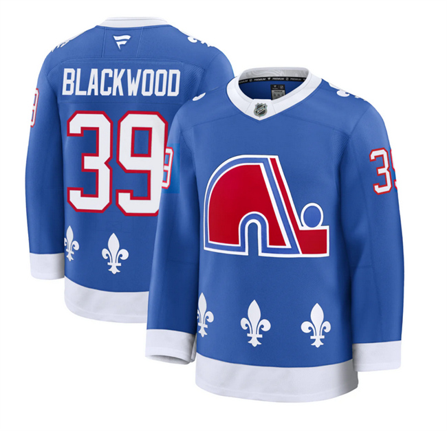 Colorado Avalanche #39 Mackenzie Blackwood Blue 2025 Alternate Stitched Jersey Colorado Avalanche #39 Mackenzie Blackwood Blue 2025 Alternate Stitched Jersey